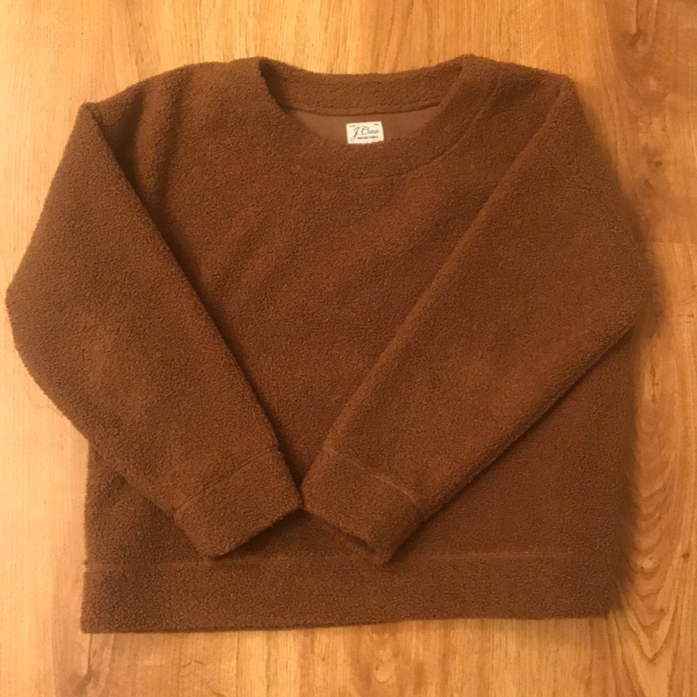 J Crew Sherpa sweater